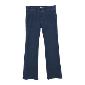 Betabrand Bootcut Pull On Denim Pants Women’s Size M (30x29) Medium Blue